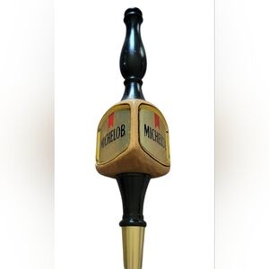 Vintage Beer Tap Handle Michelob Wooden Brown